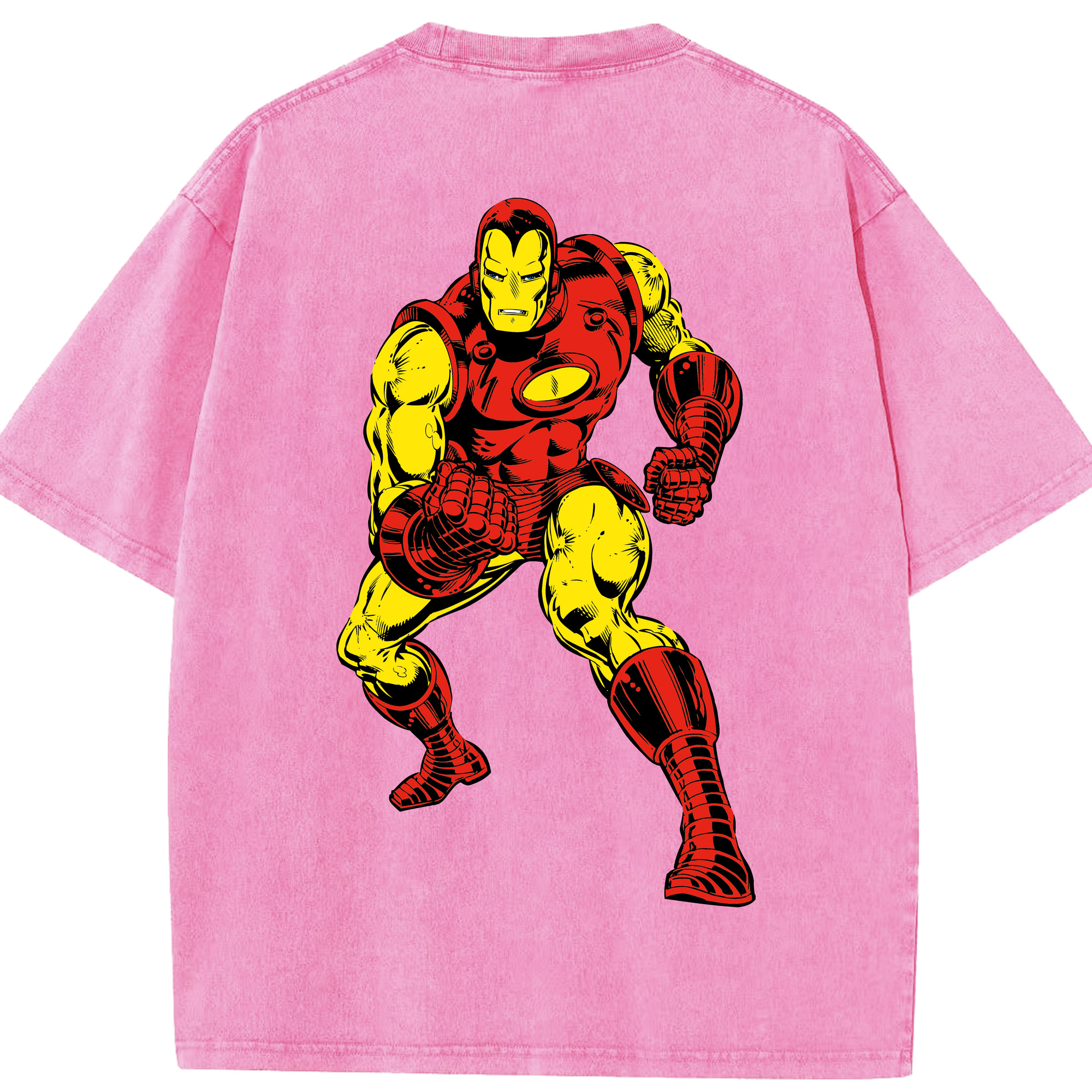 （画像用） アベンジャーズ The Avengers 綿100% ヴィンテージ風 半袖Tシャツ（背面プリント）